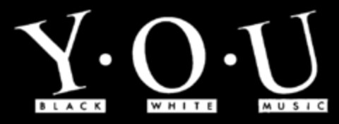 Y·O·U BLACK WHITE MUSIC Logo (DPMA, 04.01.1997)