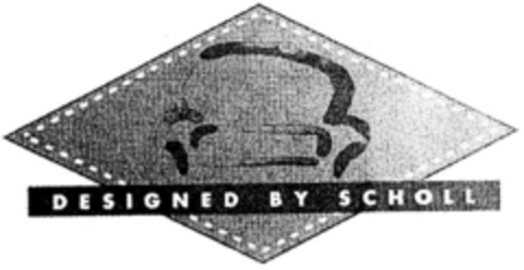 DESIGNED BY SCHOLL Logo (DPMA, 04/03/1997)
