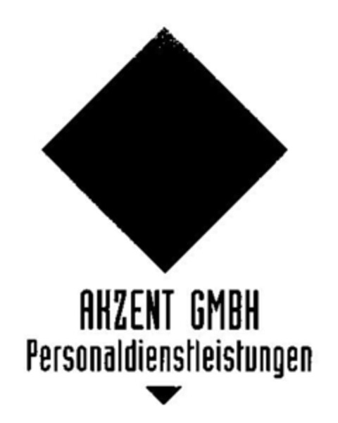 AKZENT GMBH Personaldienstleistungen Logo (DPMA, 20.01.1998)