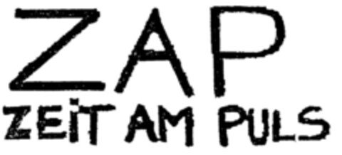 ZAP ZEIT AM PULS Logo (DPMA, 07/13/1999)