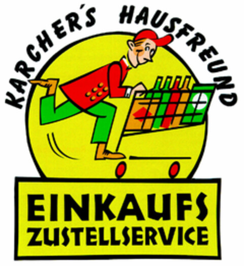 KARCHER'S HAUSFREUND EINKAUFS ZUSTELLSERVICE Logo (DPMA, 07/16/1999)