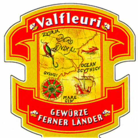 Valfleuri GEWÜRZE FERNER LÄNDER Logo (DPMA, 15.10.1999)