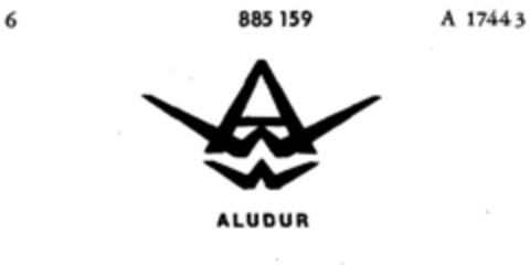ALUDUR Logo (DPMA, 09.12.1966)