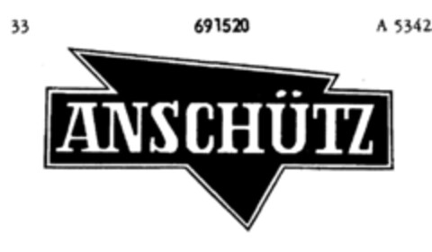 ANSCHÜTZ Logo (DPMA, 02.08.1955)