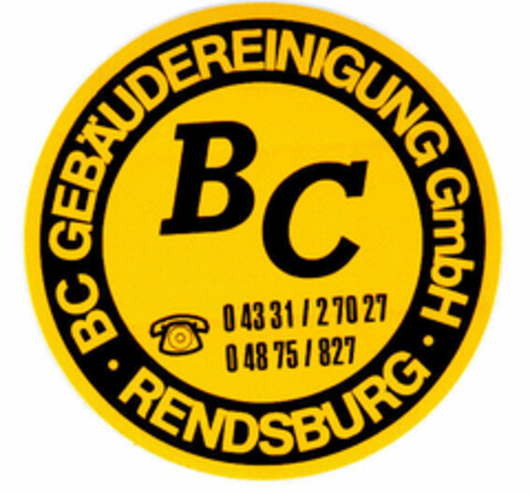 BC GEBÄUDEREINIGUNG GmbH Logo (DPMA, 05/21/1994)