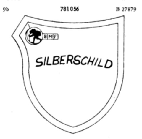 BMF SILBERSCHILD Logo (DPMA, 19.10.1962)