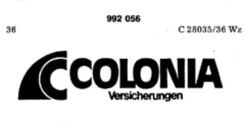 COLONIA Versicherungen Logo (DPMA, 02.04.1979)