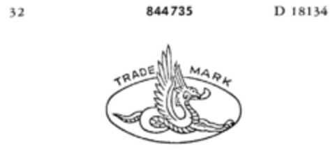 TRADE MARK Logo (DPMA, 10.02.1965)