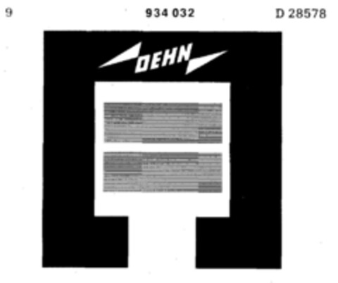 DEHN Logo (DPMA, 20.04.1974)