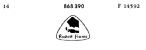 Rudolf Flume Logo (DPMA, 03.02.1964)