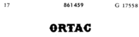 ORTAC Logo (DPMA, 04/01/1968)