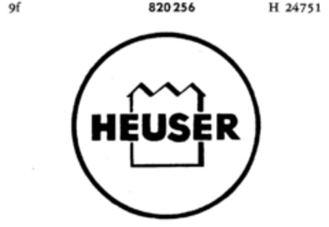 HEUSER Logo (DPMA, 03/24/1964)