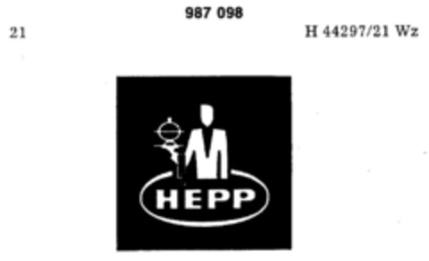 HEPP Logo (DPMA, 05/20/1978)