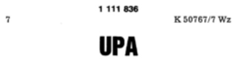 UPA Logo (DPMA, 01/21/1987)