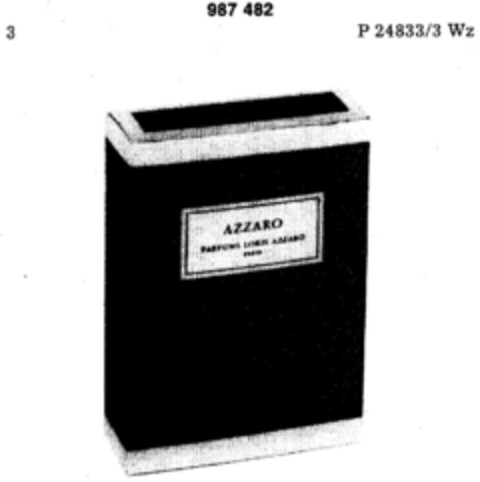 AZZARO PARFUMS LORIS Logo (DPMA, 17.09.1977)