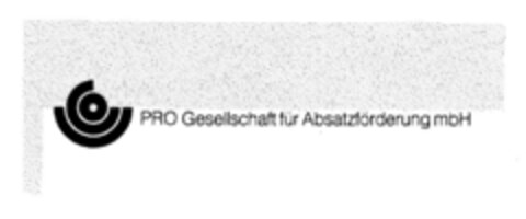 PRO Gesellschaft für Absatzförderung mbH Logo (DPMA, 29.07.1981)