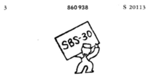SBS-30 Logo (DPMA, 12.07.1967)