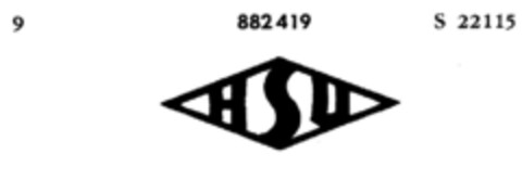 HSU Logo (DPMA, 18.04.1969)