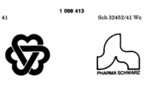 PHARMA SCHWARZ Logo (DPMA, 03.03.1986)