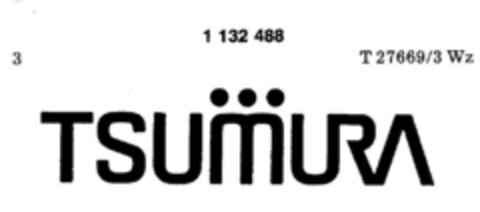 TSUMURA Logo (DPMA, 06/01/1988)