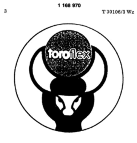 toroflex Logo (DPMA, 09.02.1990)