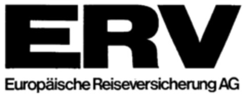 ERV Europäische Reiseversicherung AG Logo (DPMA, 01.10.1990)