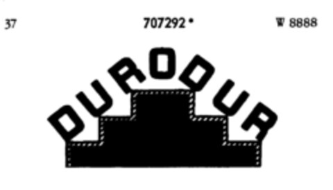 DURODUR Logo (DPMA, 25.07.1957)