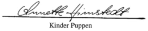 Annette Himstedt Kinder Puppen Logo (DPMA, 01/25/2000)