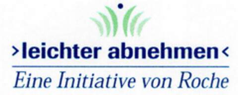 leichter abnehmen Eine Initiative von Roche Logo (DPMA, 06.04.2000)