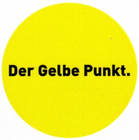 Der Gelbe Punkt. Logo (DPMA, 14.06.2000)