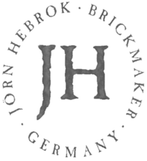 JH JÖRN HEBROK · BRICKMAKER · GERMANY Logo (DPMA, 25.02.2009)