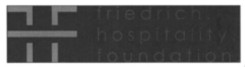 friedrich. hospitality. foundation Logo (DPMA, 12.08.2015)