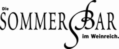 Die SOMMERBAR im Weinreich. Logo (DPMA, 18.07.2019)