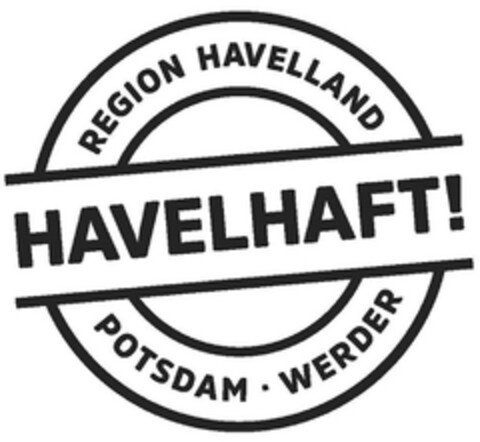 REGION HAVELLAND HAVELHAFT! POTSDAM · WERDER Logo (DPMA, 11.10.2023)