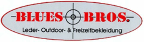 BLUES BROS. Leder- Outdoor- & Freizeitbekleidung Logo (DPMA, 31.07.2002)