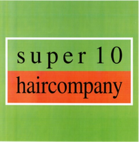 super 10 haircompany Logo (DPMA, 02.07.2003)