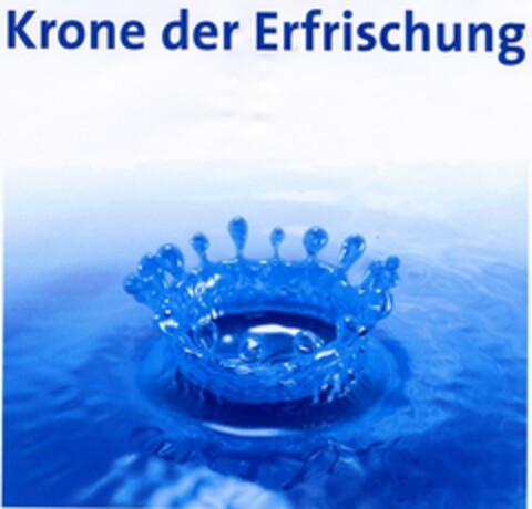 Krone der Erfrischung Logo (DPMA, 06/19/2004)