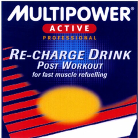 MULTIPOWER ACTIVE PROFESSIONAL RE-CHARGE DRINK Logo (DPMA, 20.01.2005)