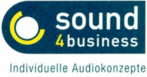 sound 4business Individuelle Audiokonzepte Logo (DPMA, 08.12.2005)