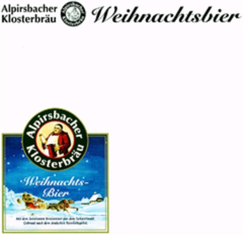 Alpirsbacher Klosterbräu Weihnachtsbier Logo (DPMA, 14.03.2007)