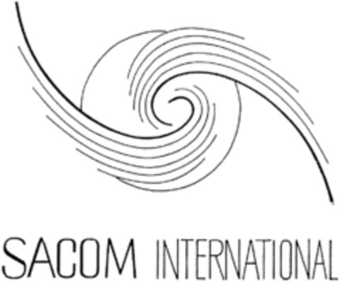 SACOM INTERNATIONAL Logo (DPMA, 04.07.1995)
