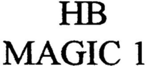 HB MAGIC 1 Logo (DPMA, 13.06.1997)