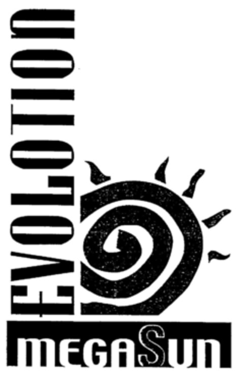 EVOLOTION MEGASUN Logo (DPMA, 23.03.1999)