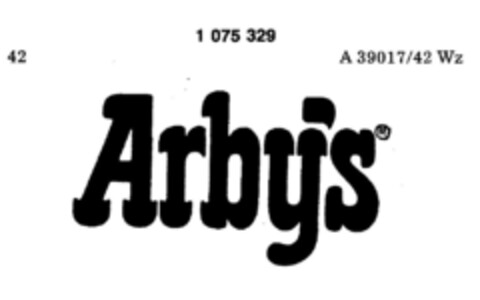 Arby`s Logo (DPMA, 17.09.1984)