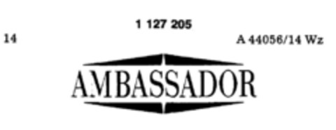 AMBASSADOR Logo (DPMA, 28.01.1988)