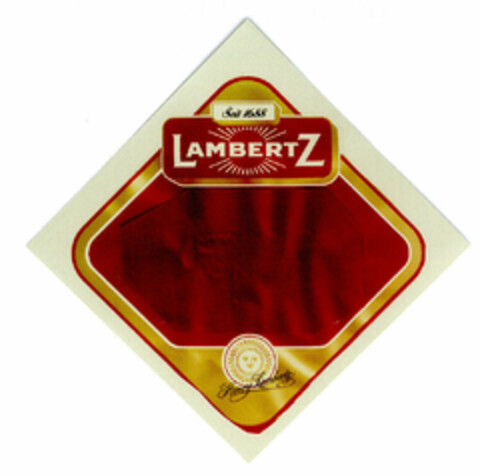 LAMBERTZ Henry Lambertz Seit 1688 Logo (DPMA, 15.07.1988)