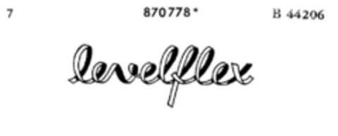 levelflex Logo (DPMA, 11.04.1970)