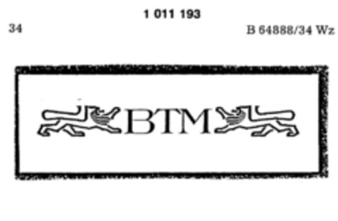 BTM Logo (DPMA, 28.01.1980)