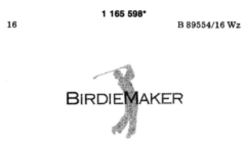 BIRDIEMAKER Logo (DPMA, 04.04.1990)