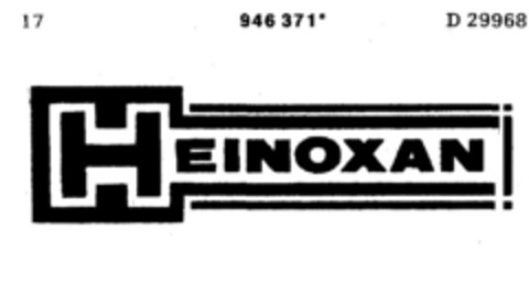 HEINOXAN Logo (DPMA, 16.12.1975)